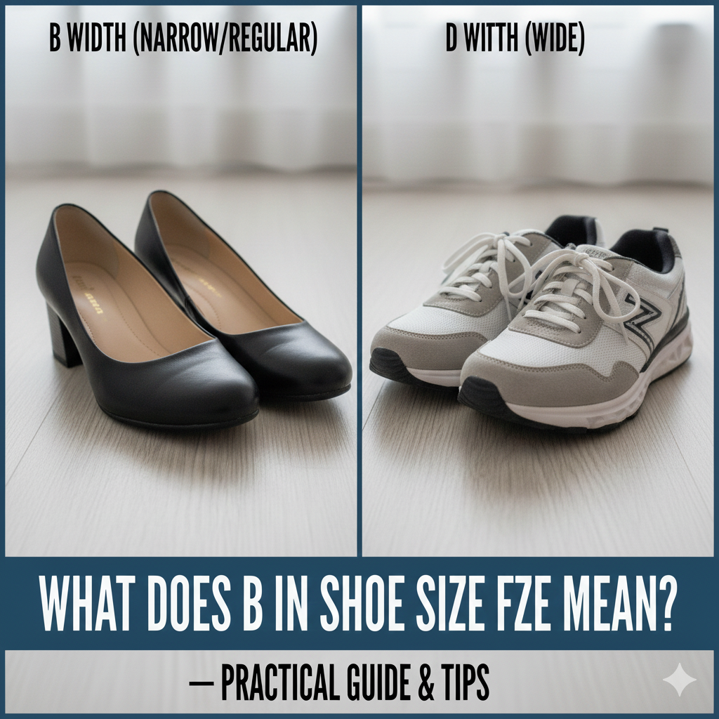 What Does B in Shoe Size Mean? (Must Read for perfect fit)