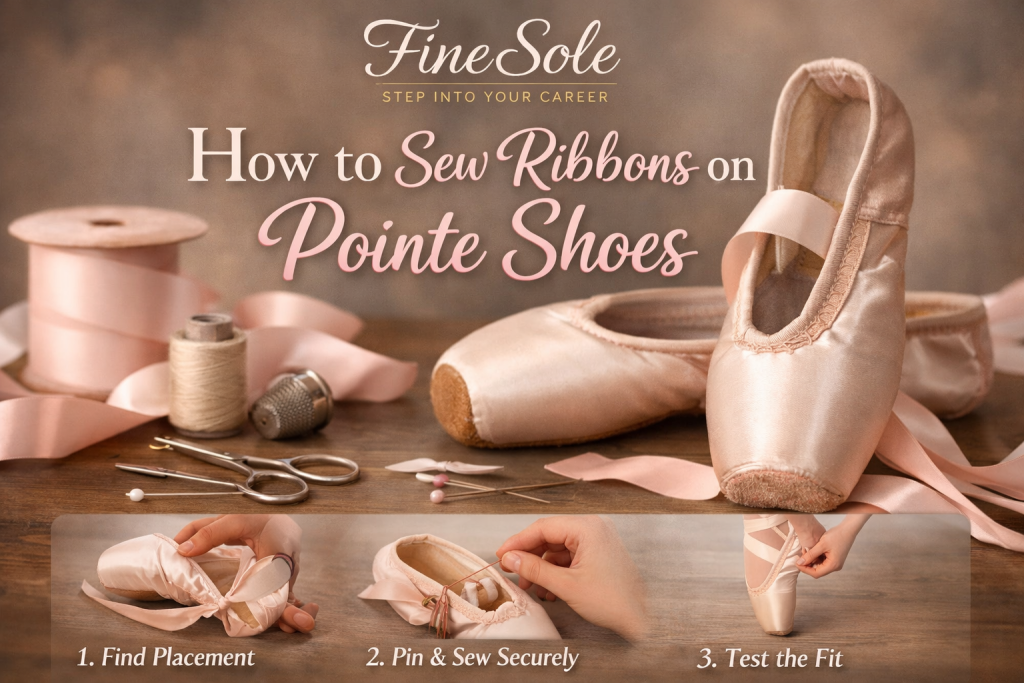 How to Sew Ribbons on Pointe Shoes: See Beginner’s Guide How to Sew Ribbons on Pointe Shoes