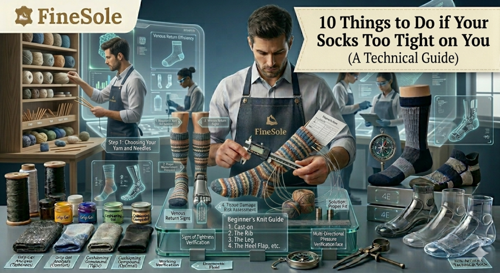 10 Things to Do if your socks too tight on you (Signs, Risk and Solutions) Things to Do if your socks too tight on you